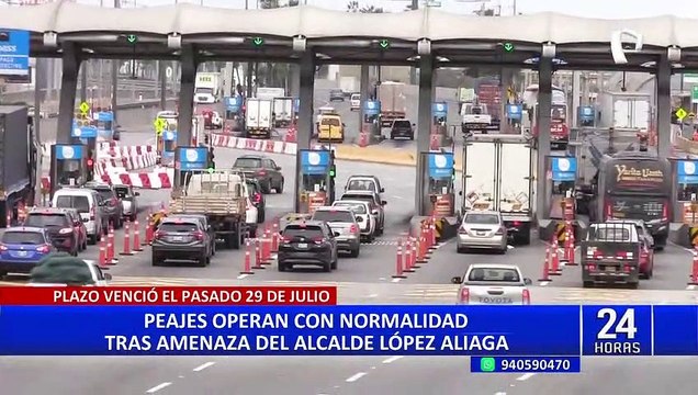 Alcalde de Puente Piedra anuncia plantón para exigir el fin de los peajes de Rutas de Lima