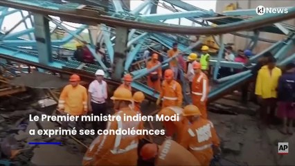 Plusieurs morts après la chute d'une grue en Inde