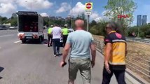 15 Temmuz Şehitler köprüsü girişinde kaza: 2 yaralı
