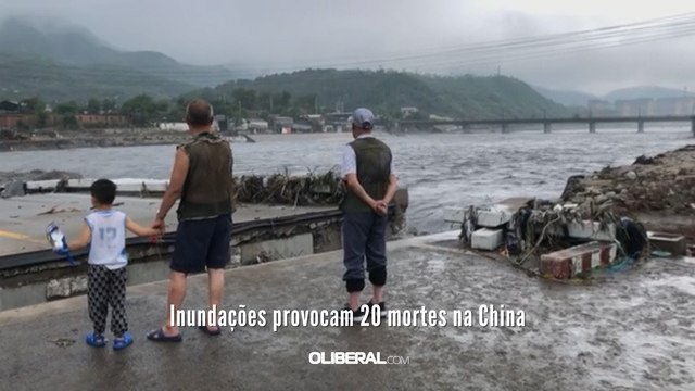 Inundações provocam 20 mortes na China