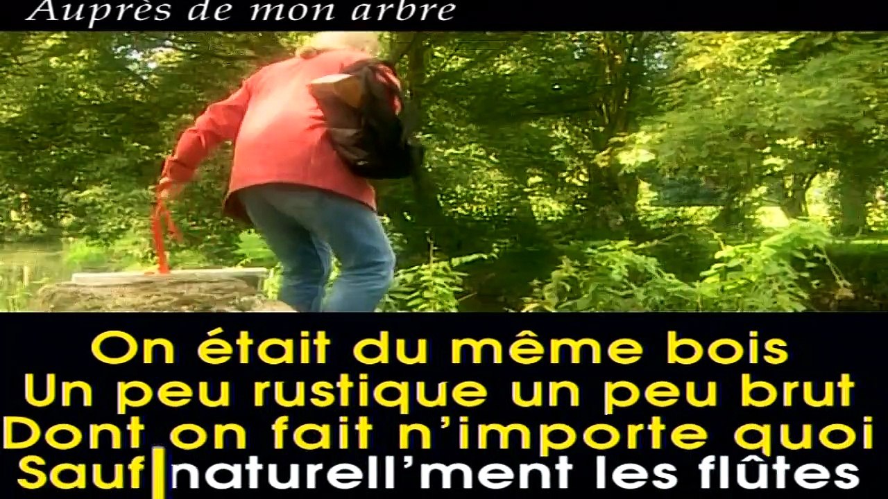 AUPRÈS DE MON ARBRE — Georges Brassens