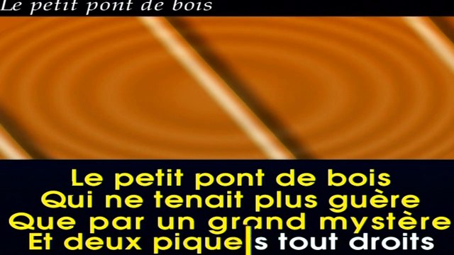 LE PETIT PONT DE BOIS — Yves Duteil