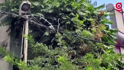 Sultangazi'de elektrik kabloları bomba gibi patladı