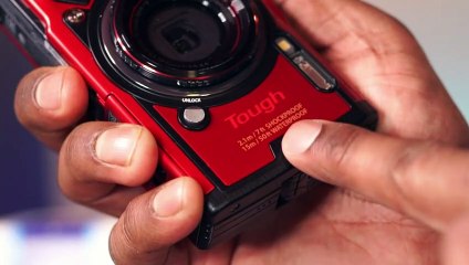 OM System Olympus TG-6 Red Underwater camera, Waterproof, Freeze proof, High Resolution Bright, 4K Video 44x Macro shooting