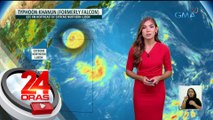 Typhoon Falcon, nakalabas na ng PAR; patuloy na pinalalakas ang habagat na magpapa-ulan sa ilang bahagi ng bansa | 24 Oras