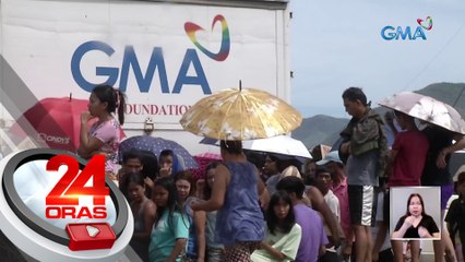 Na-isolate na barangay sa Narvacan, Ilocos Sur dahil sa Bagyong Egay, hinatiran ng tulong | 24 Oras