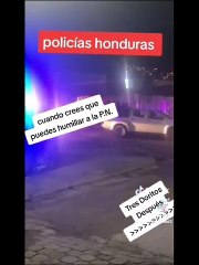 Hondureño quiso humillar a policías pero terminó preso y pidiendo perdón