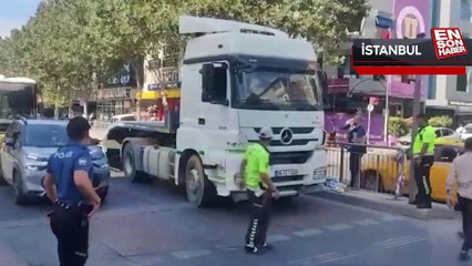 Bakırköy'de tırın altında kalan engelli hayatını kaybetti
