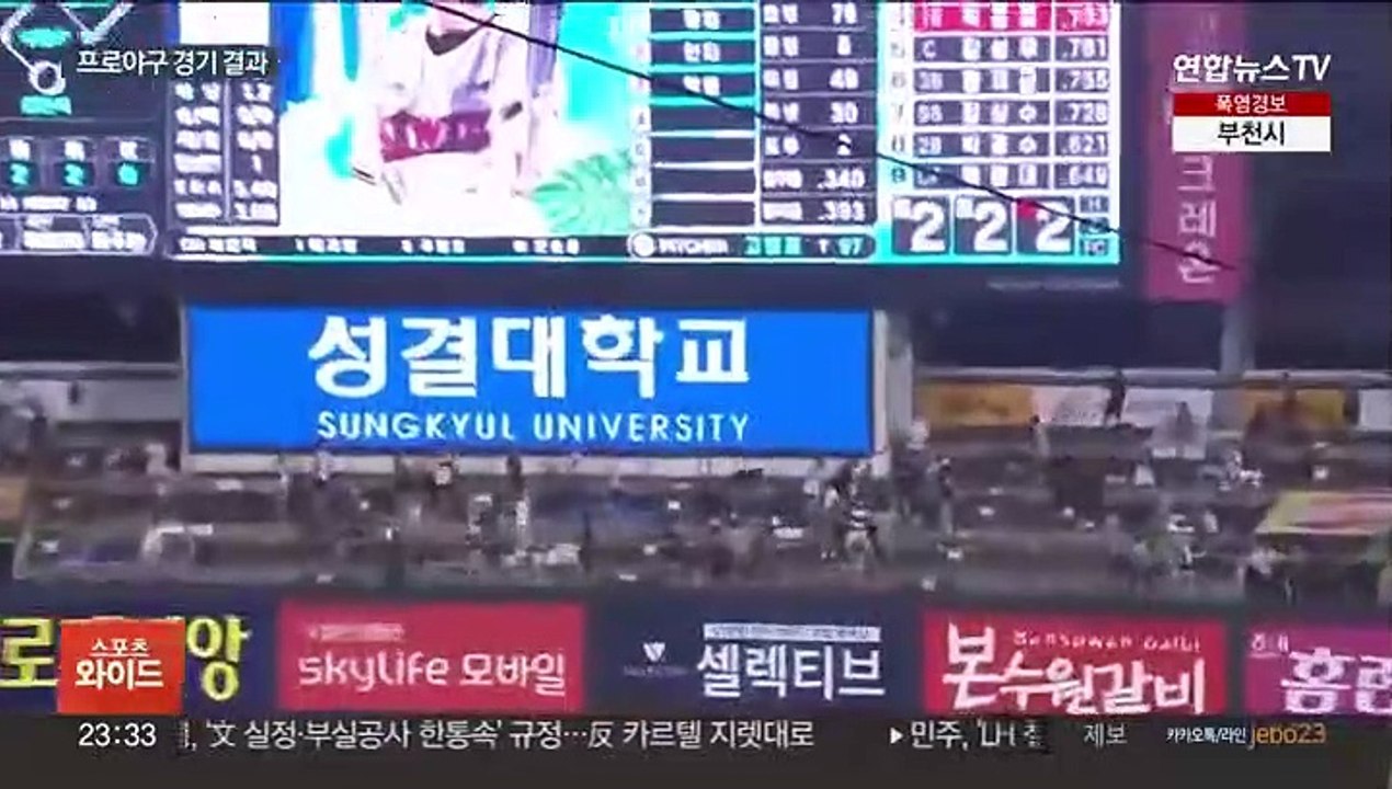 KT, SSG 8-0 완파…두산, 한화 제물로 5연패 탈출