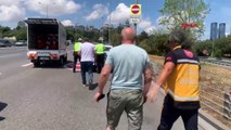 15 Temmuz Şehitler Köprüsü Girişinde Otomobil ve Minibüsün Karıştığı Kazada 2 Kişi Yaralandı