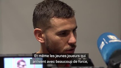 PSG - L. Hernandez : "C’est bien de donner de la confiance aux jeunes joueurs”
