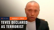 Philippine gov’t declares alleged Degamo slay mastermind Teves a terrorist