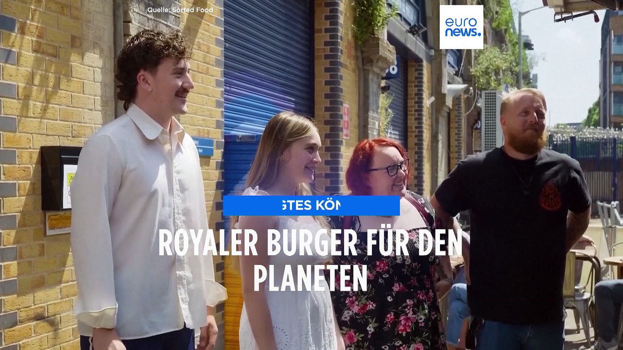 Ein royaler Burger für den Planeten: Prinz William stand hinterm Grill