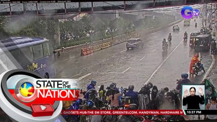 Mga rider na matagal na sumisilong sa ilalim ng overpass at flyover, titiketan na ng MMDA | SONA