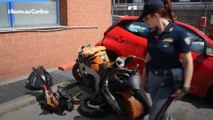 Incidente mortale a Rimini: il video dei rilievi, la moto distrutta