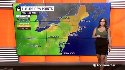 August kicks off with dry, less humid weather in Northeast