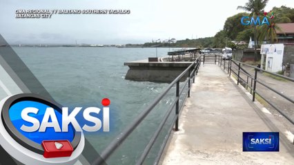 Ilang mangingisda, ayaw makipagsapalaran sa malalakas na alon kahit puwede nang pumalaot | Saksi