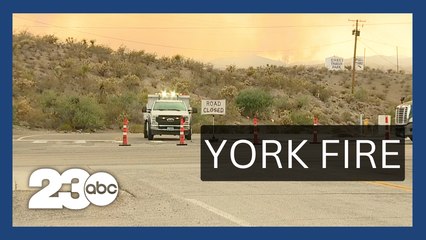 York Fire: Officials work to protect residents near the California, Nevada state line