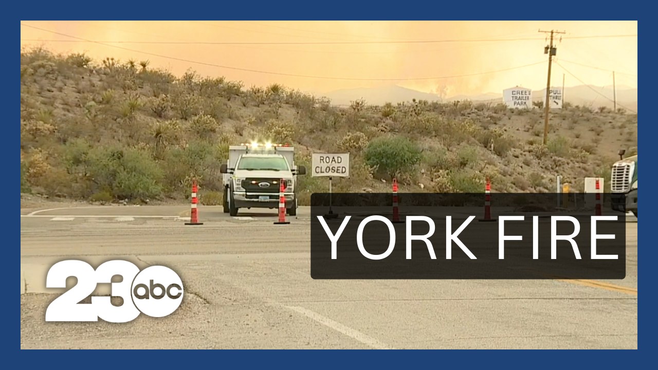 York Fire: Officials work to protect residents near the California, Nevada state line