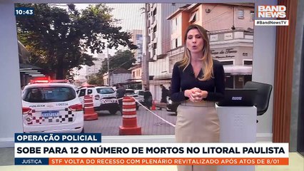 Operação para repressão do crime organizado segue em curso na Baixada Santista | BandNews TV