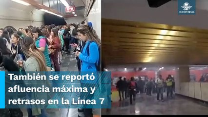 Nuevamente falla el Metro, ahora reportan humo en Línea 3