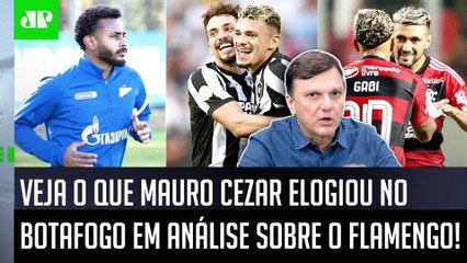 "O Botafogo TÁ ENSINANDO MUITA COISA que o Flamengo NÃO TÁ APRENDENDO! Gente..." Mauro Cezar ANALISA