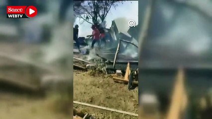 Keçi otlatırken hazırlandığı LGS sınavında 494 puan alan Muhammet'in ailesine ait ahır yandı