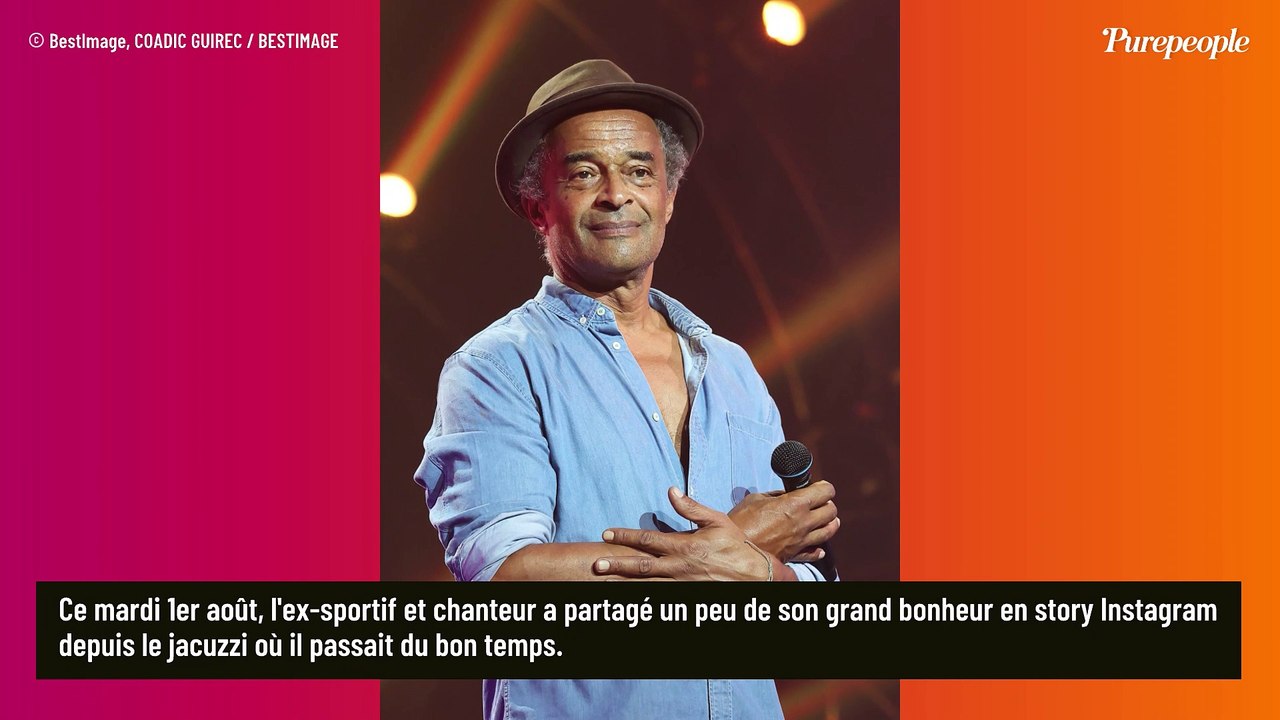 PHOTO Yannick Noah se régale dans un jacuzzi : le chanteur s'affiche en charmante compagnie