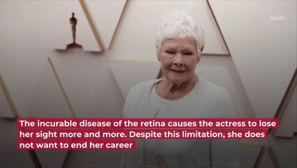 Shocking! Hollywood Star Judi Dench Goes Blind