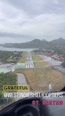 Laeticia et Joy Hallyday à bord d'un hélicoptère direction Saint-Barthélémy : atterrissage maîtrisé