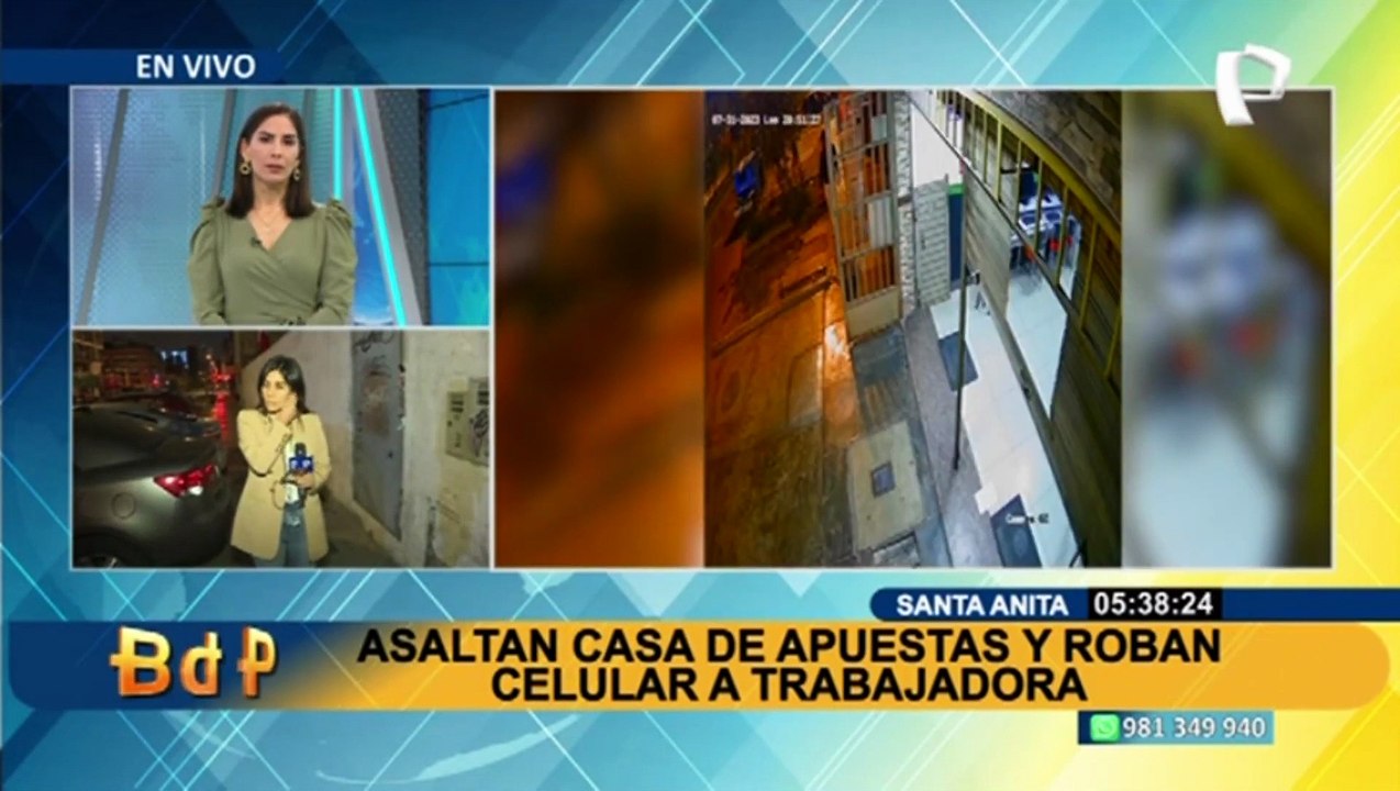 Santa Anita: delincuentes armados asaltan casa de apuestas y roban las ganancias del día