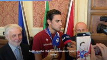 Tommaso Marini premiato in Comune ad Ancona: il video