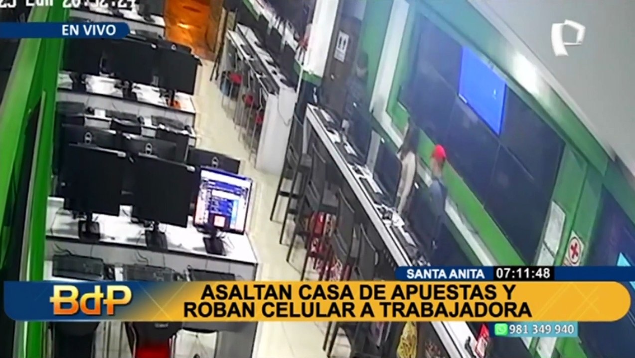 Santa Anita: delincuentes armados asaltan casa de apuestas y roban las ganancias del día