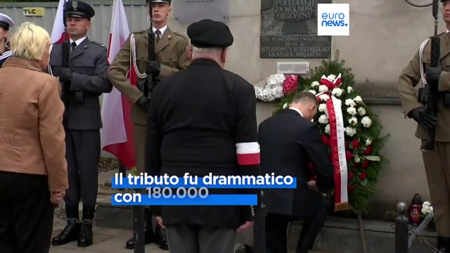 Varsavia ricorda le vittime della sanguinosa rivolta del 1944