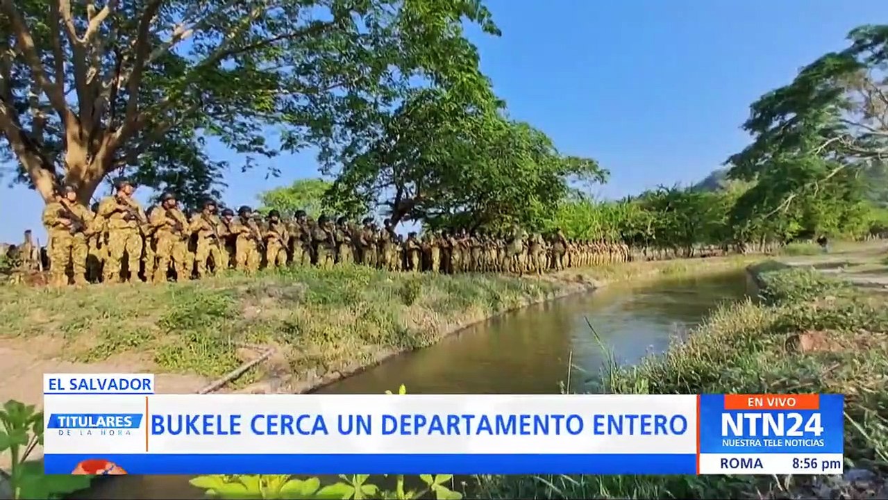 Bukele impone cerco militar