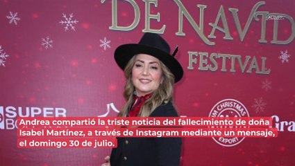 Erik Rubín revela estado anímico de Andrea Legarreta tras fallecimiento de su madre