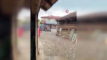 Une grêle de la taille d'une noix est tombée à Kastamonu