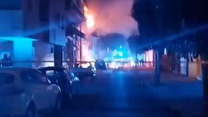 Una fuerte explosión de gas en un edificio de viviendas de la calle Goya, en Valladolid