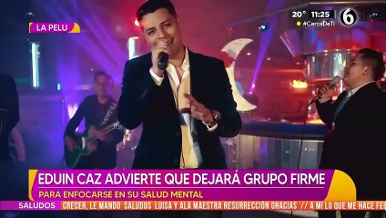 Eduin Caz anuncia su retiro de la música
