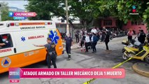Sujetos armados atacan a balazos un taller mecánico en Chilpancingo