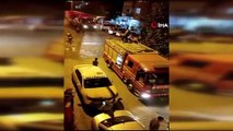 Diyarbakır'da çıkan yangında bina sakinleri çocuklarıyla koşarak çıktı