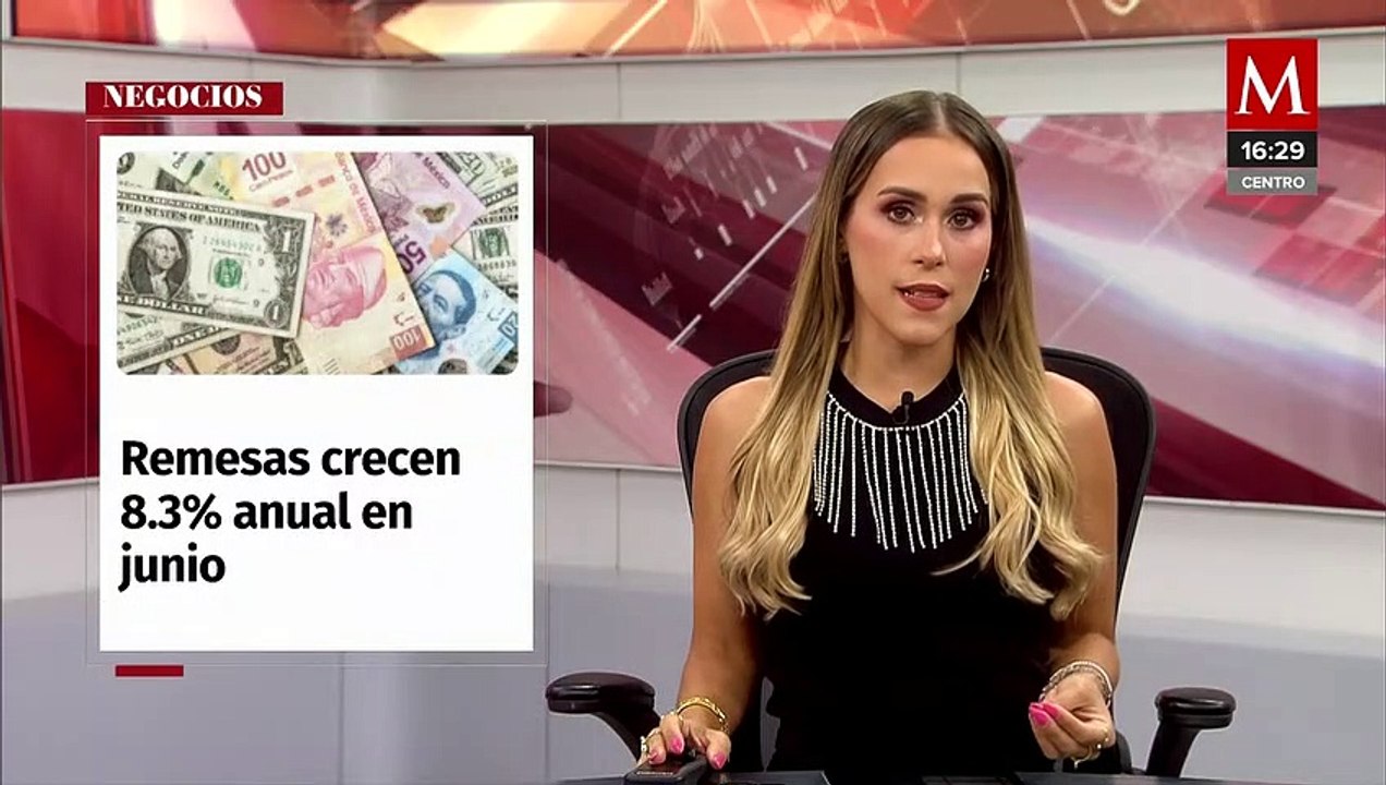 Remesas a México muestran aumento en junio 2023, reportan leve descenso mensual