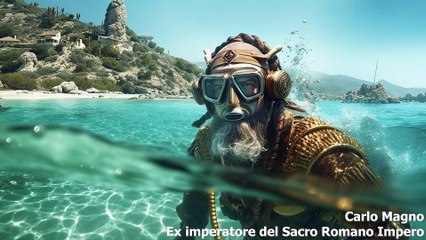 Historic and Modern Celebrities: Ironic Vacations AI Style!