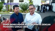 Saat Sandiaga Uno Bicara soal Hubungannya dengan Prabowo Setelah Beda Partai