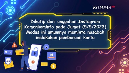 Télécharger la video: Simak! Ciri-Ciri Penipuan Via Telepon Mengatasnamakan Bank - Infografis