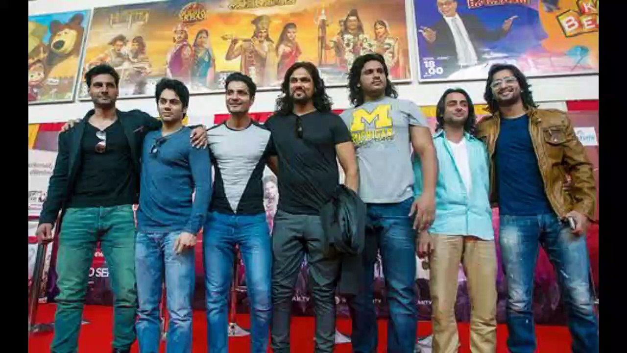 Star cast of mahabharata star plus ll   During promotion of mahabharata.