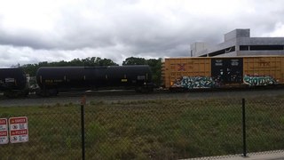 Memorial Day Train with 84 cars and a KCS SD70ace in rear