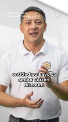 Discount benefits on Senior Citizens and PWD's now possible through online transactions