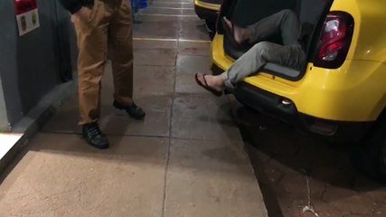 Homem é detido em Braganey após quebrar residência e carro das sobrinhas