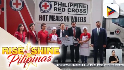 Tanker at food truck, ibinigay ng Qatar Red Crescent Society sa PH Red Cross